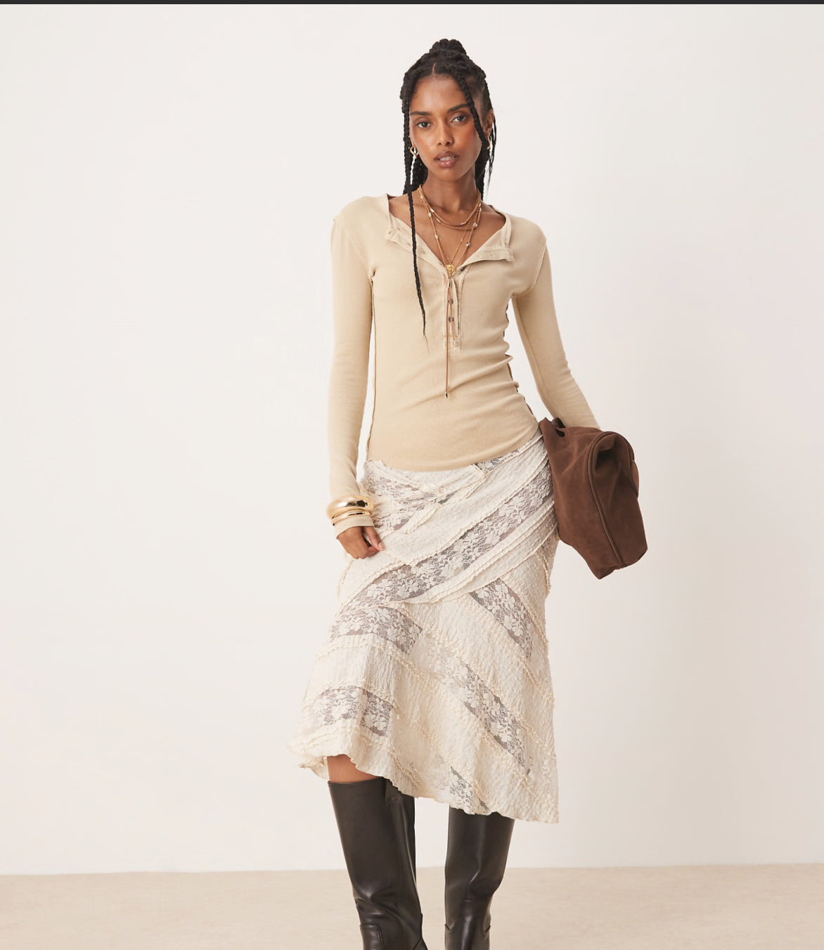  Free People Jamie Henley Long Sleeve - Stay Wild Collective  Tee shirts