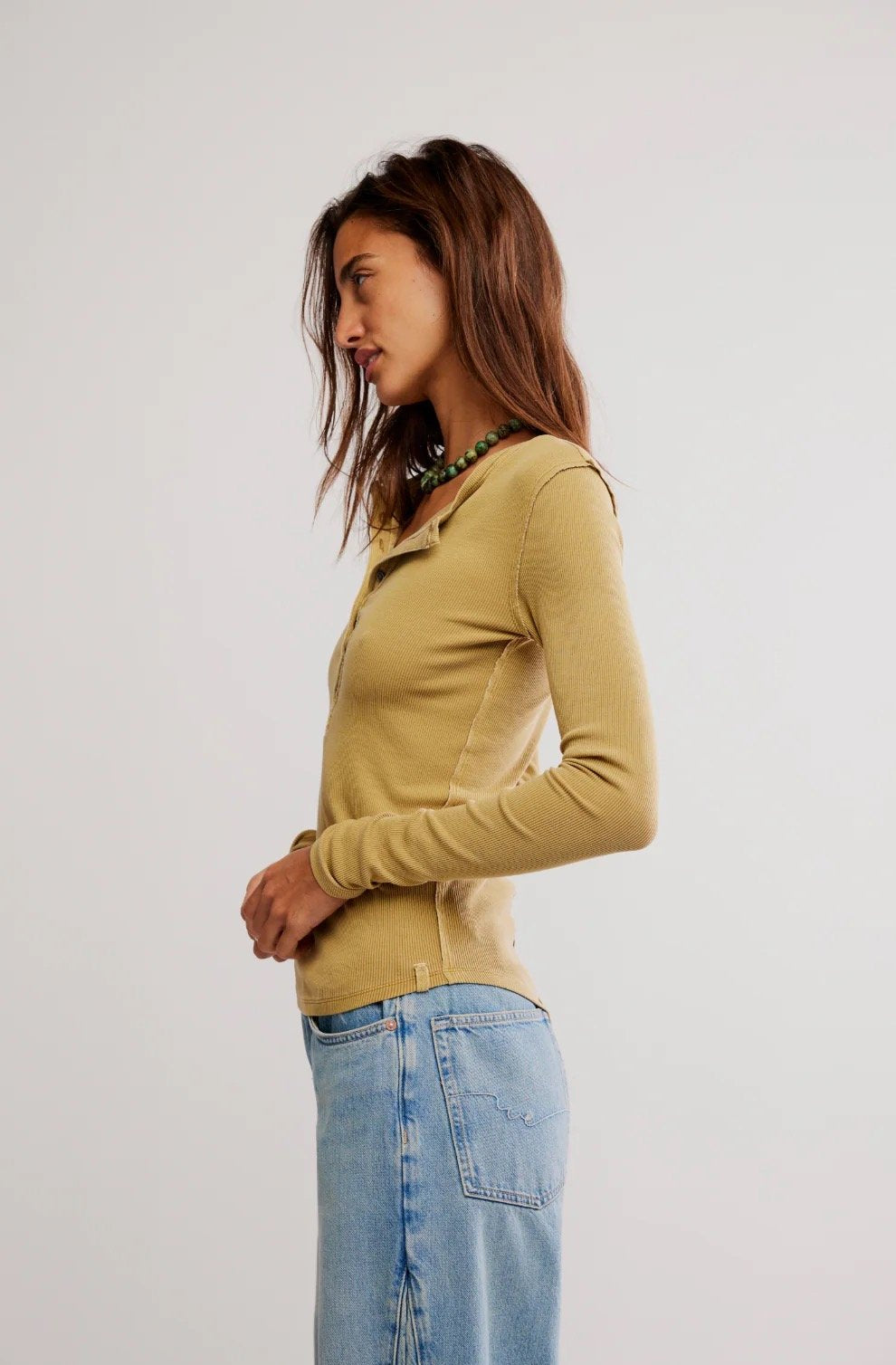  Free People Jamie Henley Long Sleeve - Stay Wild Collective  Tee shirts