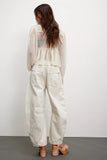 Free People Good Luck Mid-Rise Barrel Jeans | Milk - Stay Wild Collective  Jeans