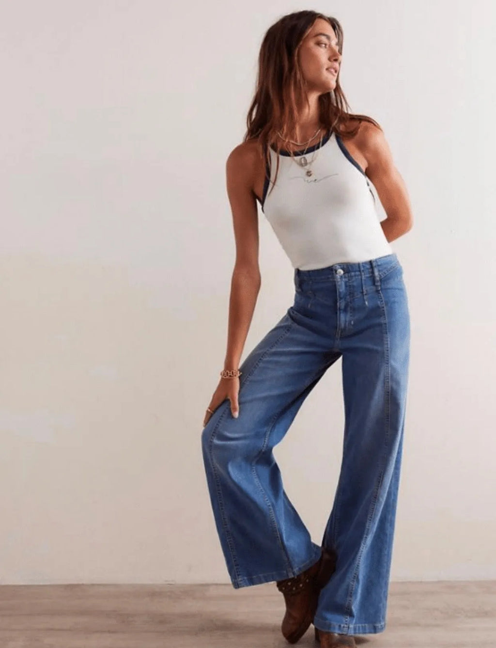 Free People Libre Wide Leg - Goodie Goodie - Stay Wild Collective  Jeans
