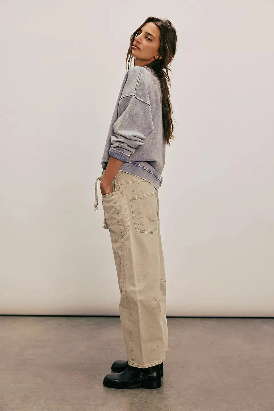 Free People Moxie Pull-On Barrel Jeans - Stay Wild Collective  Jeans