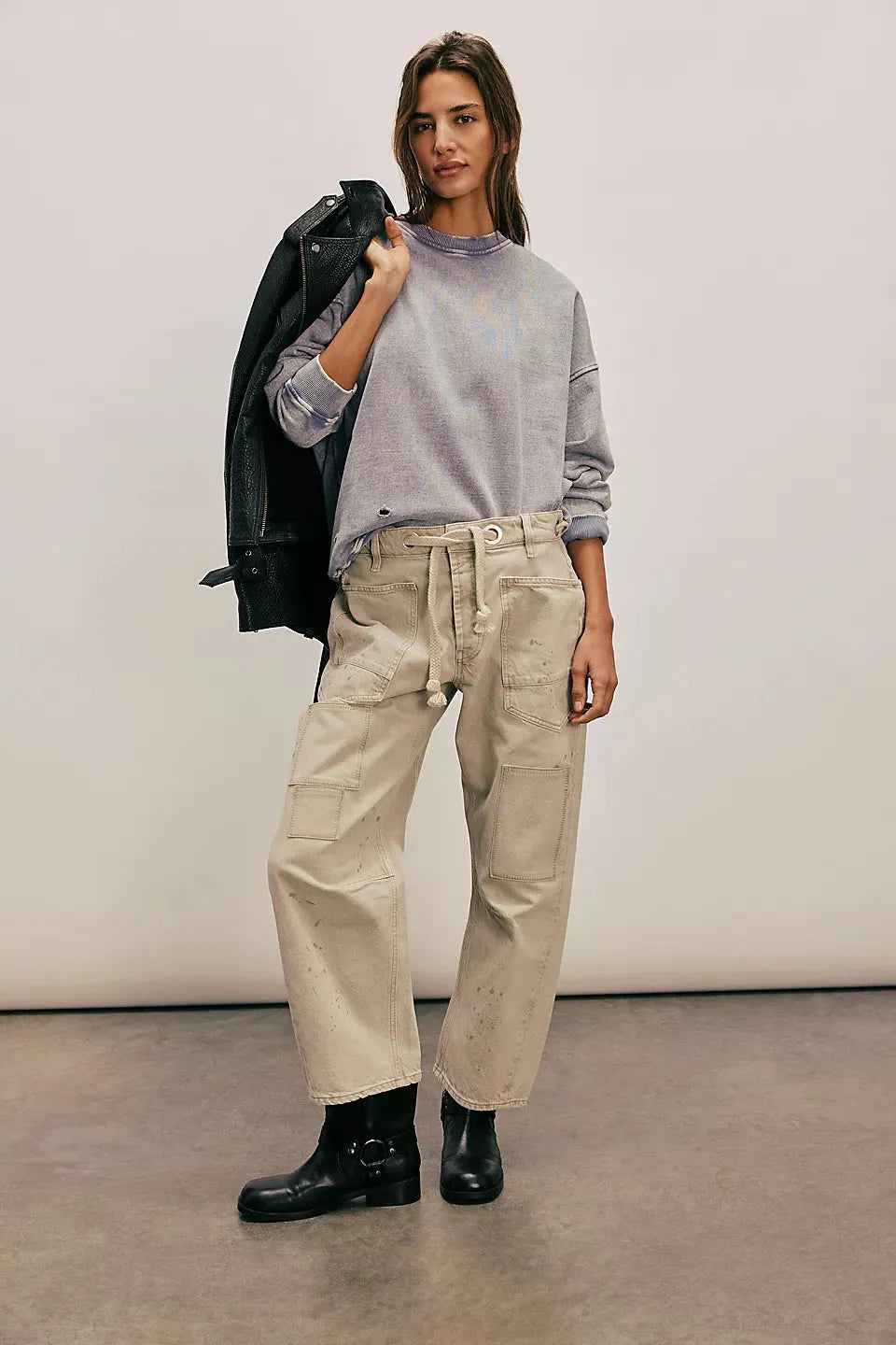 Free People Moxie Pull-On Barrel Jeans - Stay Wild Collective  Jeans