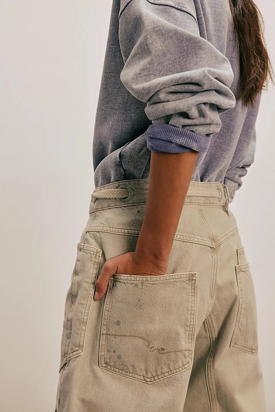 Free People Moxie Pull-On Barrel Jeans - Stay Wild Collective  Jeans