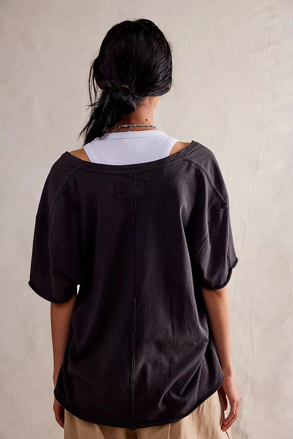 Free People Nina V-Neck Tee - Stay Wild Collective  Tee shirts