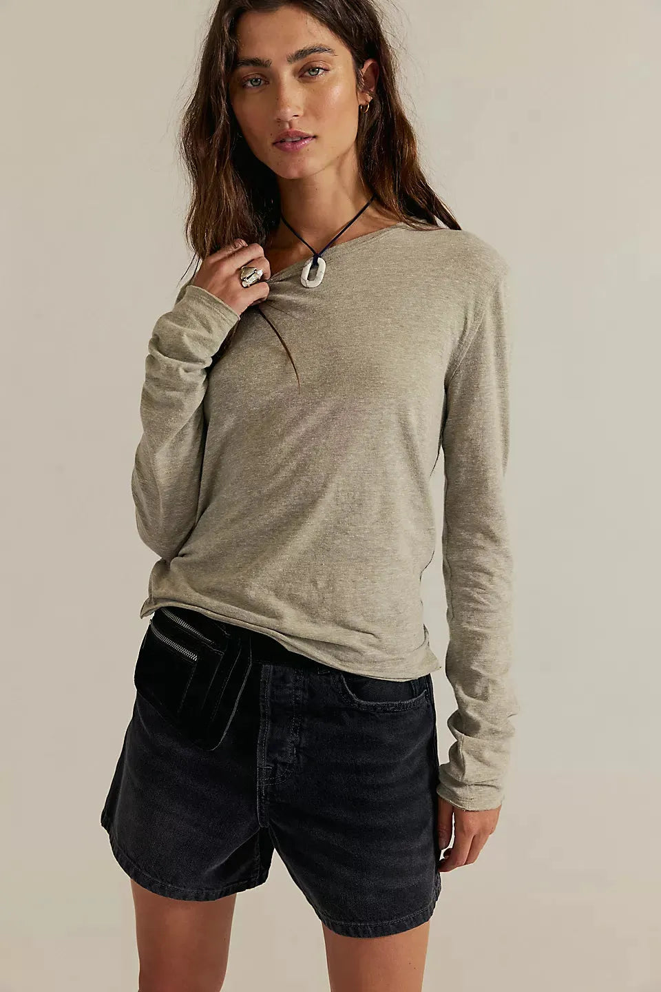 Free People Nova Long-Sleeve Tee - Stay Wild Collective  Tee shirts