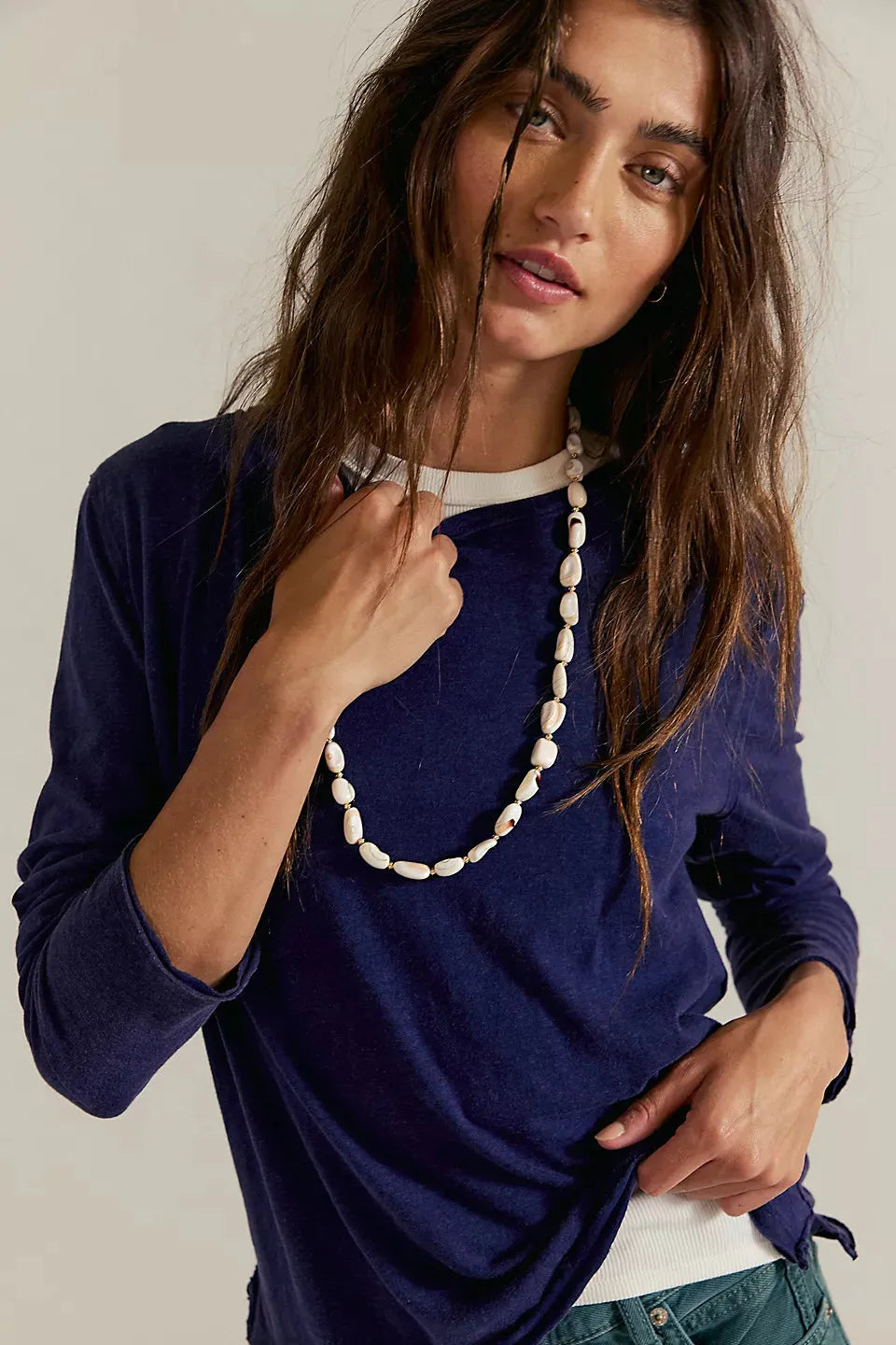 Free People Nova Long-Sleeve Tee - Stay Wild Collective  Tee shirts