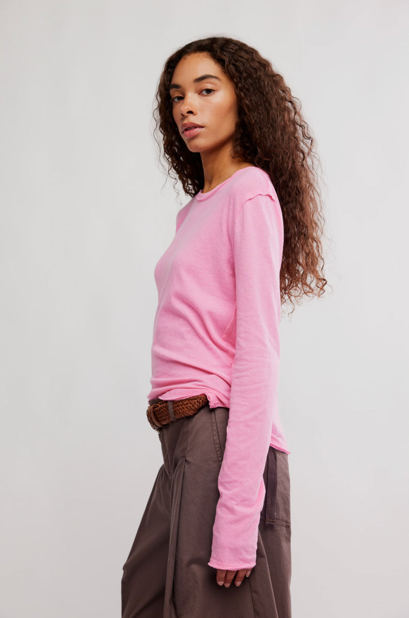  Free People Nova Long-Sleeve Tee - Stay Wild Collective  Tee shirts