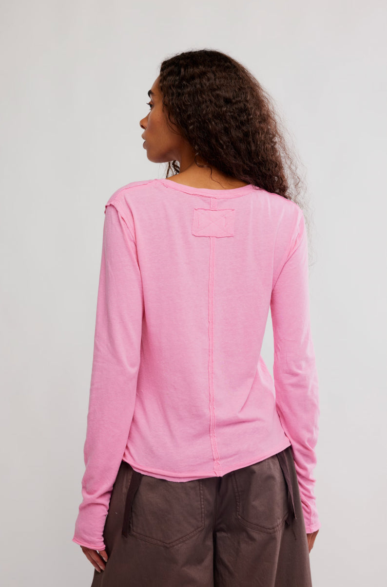  Free People Nova Long-Sleeve Tee - Stay Wild Collective  Tee shirts