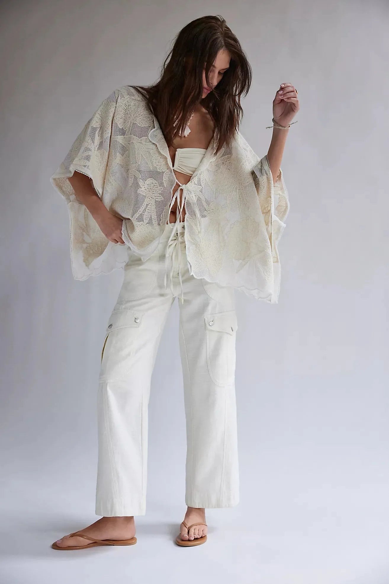 Free People | Park Ave Pants- Milk - Stay Wild Collective  Pants