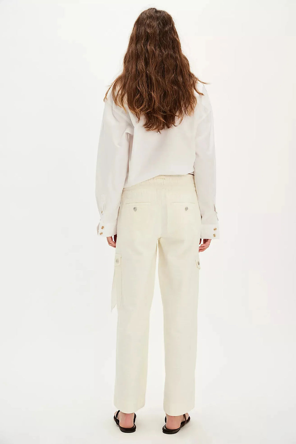 Free People | Park Ave Pants- Milk - Stay Wild Collective  Pants
