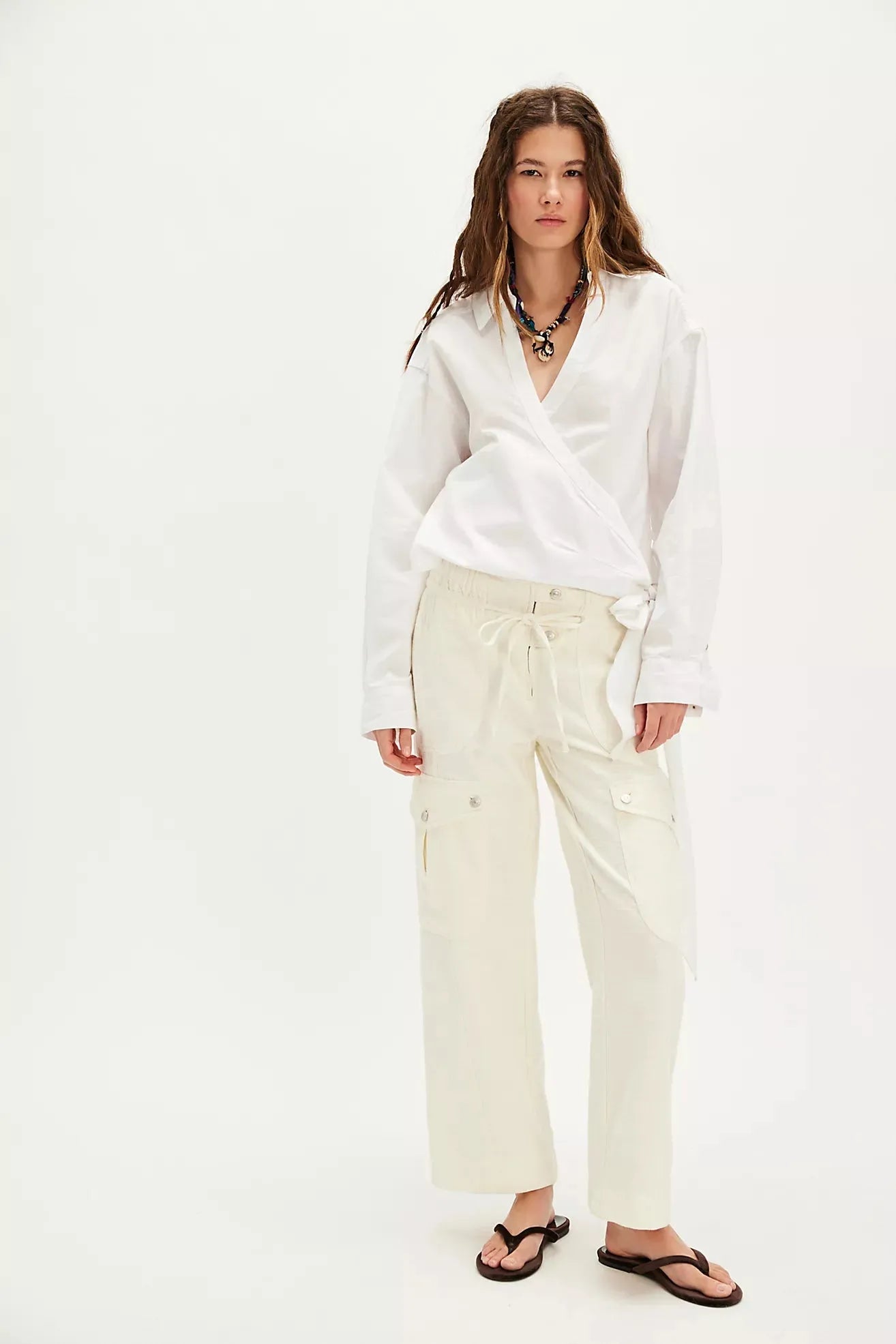 Free People | Park Ave Pants- Milk - Stay Wild Collective  Pants