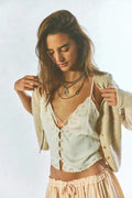 Free People Pieces of you Cami - Ivory - Stay Wild Collective  Tee shirts
