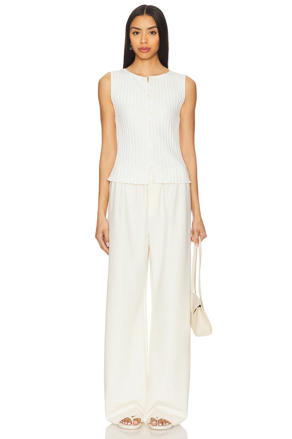  Free People Tilly Vest Ivory - Stay Wild Collective  Vest