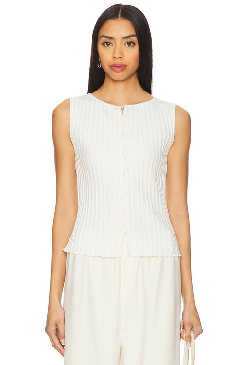  Free People Tilly Vest Ivory - Stay Wild Collective  Vest