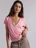  Free People We The Free Take 2 Tee Rose Oil - Stay Wild Collective  Tee shirts
