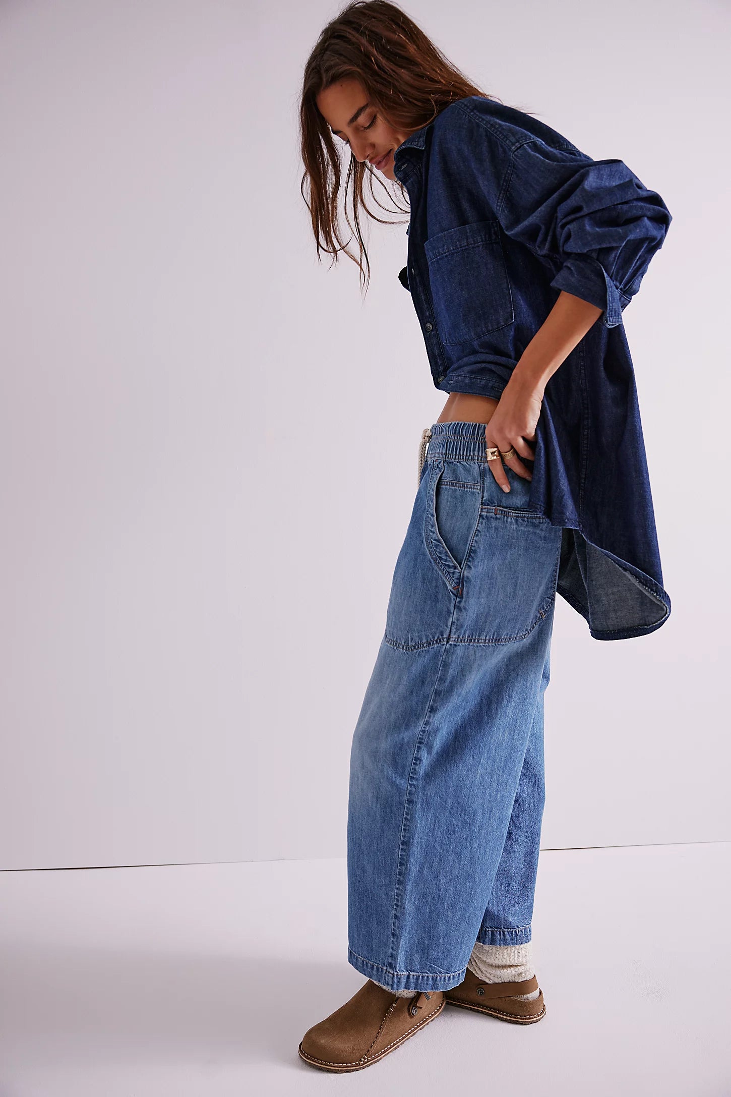  Free People We the Free Easy Peasy Pull-On Jeans - Stay Wild Collective  Jeans