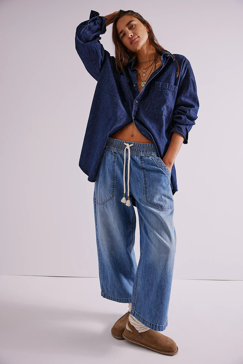 Free People We the Free Easy Peasy Pull-On Jeans - Stay Wild Collective  Jeans