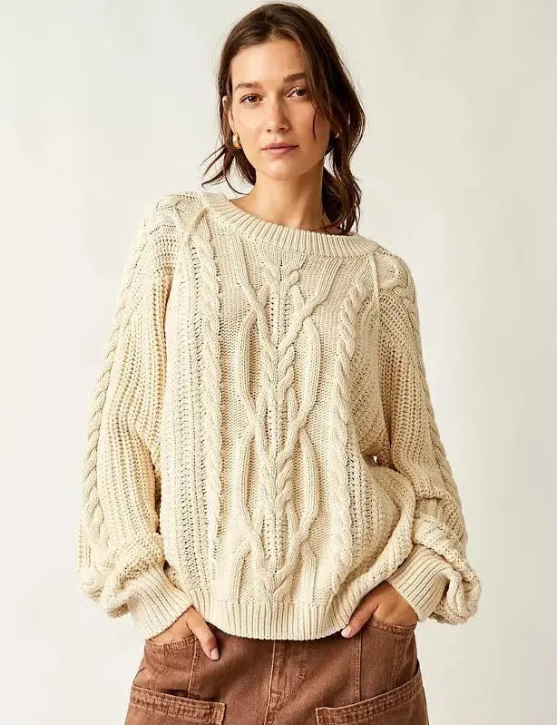  Free people Frankie cable knit jumper - Stay Wild Collective  