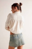 Free People | Galivanting Skort in Coco Blue - Stay Wild Collective  