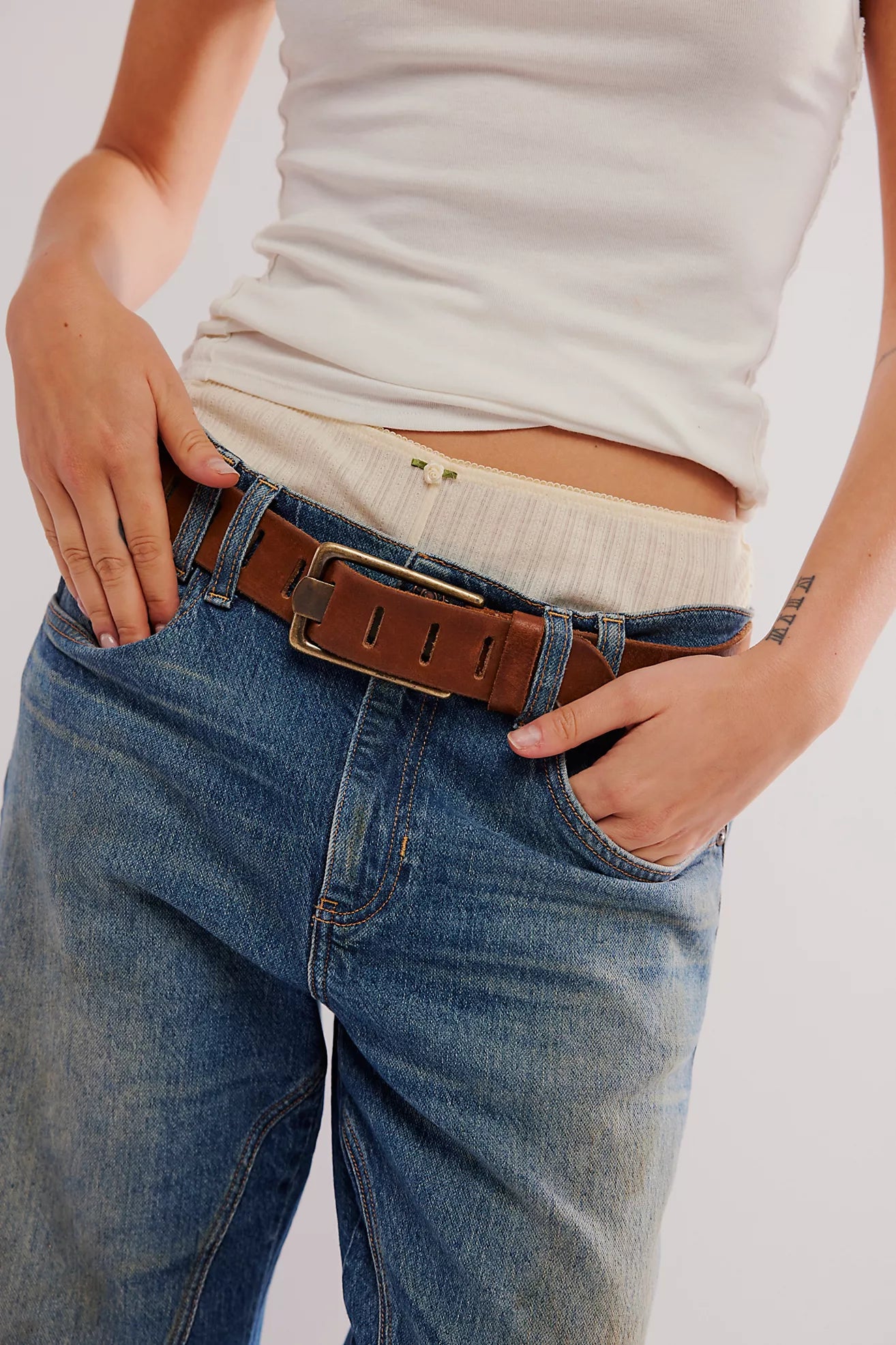   Free people noa belt cognac - Stay Wild Collective  
