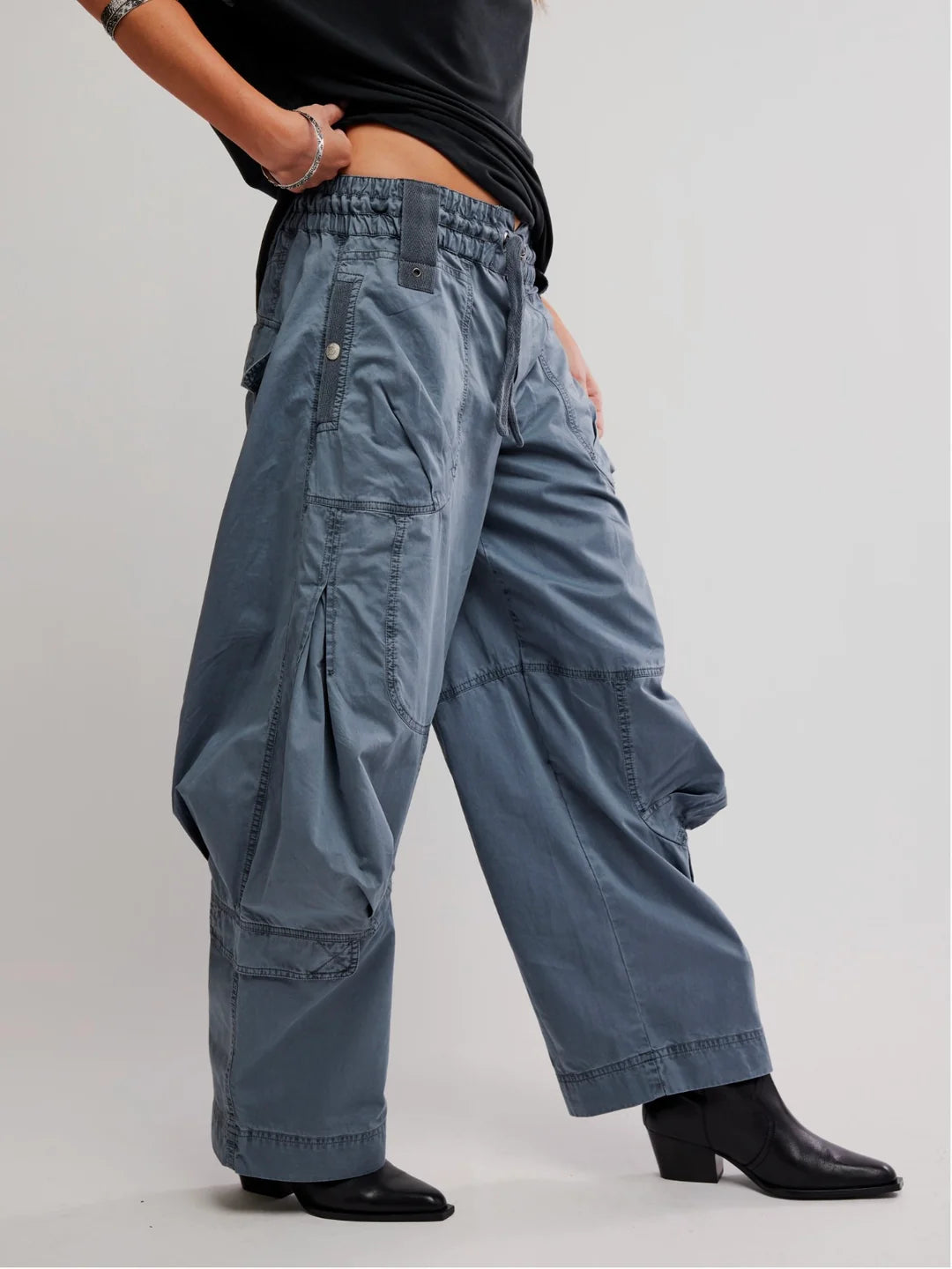  Free people onset parachute pants steel - Stay Wild Collective  