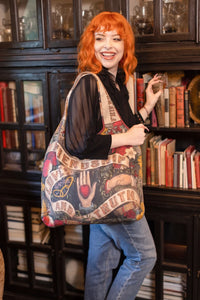 Market Of Stars 'Friendship Love & Truth' Linen Tote Bag