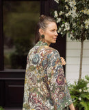 Love Grows Wild Floral Bamboo Kimono Duster Robe with Bees market of stars