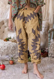 QUILTWORK miners pants 285 marigold magnolia pearl