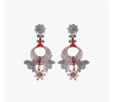Ayala bar  Metal Bloom Set, Myrrena Earrings