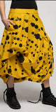 Dogstar oka dot skirt mustard