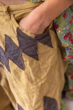 QUILTWORK miners pants 285 marigold magnolia pearl