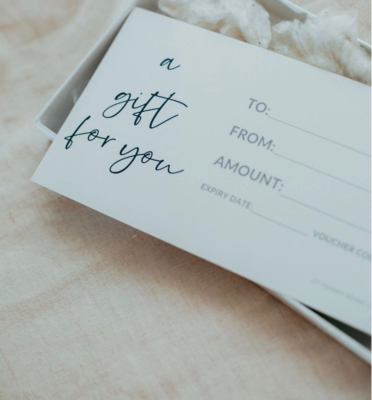 Gift vouchers