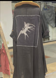 Pre order duster with swallow patch in back