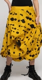 Dogstar oka dot skirt mustard