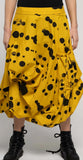 Dogstar oka dot skirt mustard