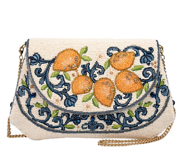 Mary Francis capri lemon handbag