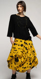 Dogstar oka dot skirt mustard