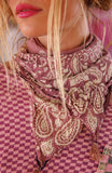 Magnoila Pearl Paisley Tassel Scarf - 229