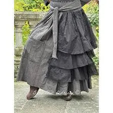  Gentiane Skirt Framboise linen Les Ours - Stay Wild Collective  Skirt