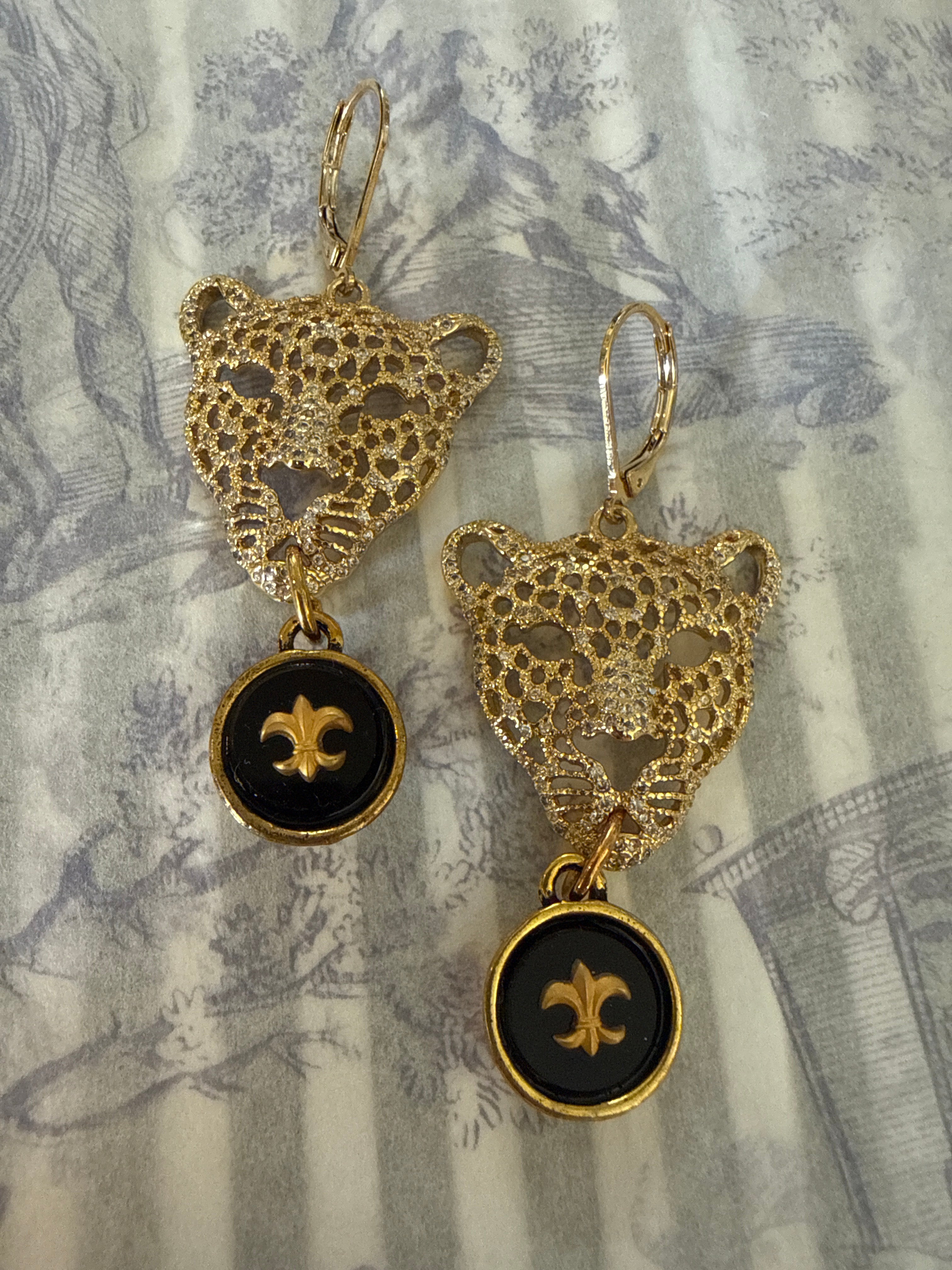 Ghost and Lola Lioness earrings - Stay Wild Collective