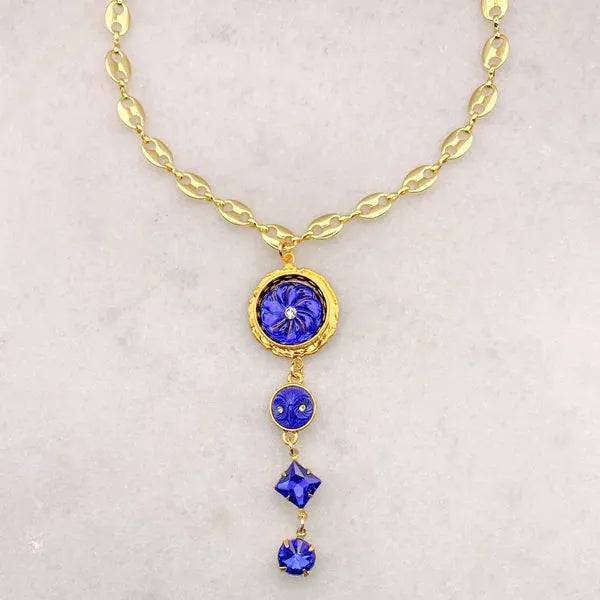 Ghost and Lola Serene Blue Necklace - Stay Wild Collective  jewelry