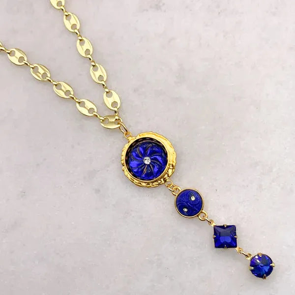 Ghost and Lola Serene Blue Necklace - Stay Wild Collective  jewelry