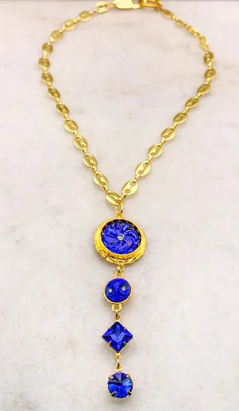 Ghost and Lola Serene Blue Necklace - Stay Wild Collective  jewelry