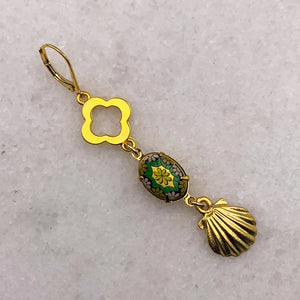 Ghost and Lola mosaic earrings