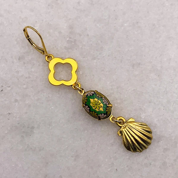 Ghost and Lola mosaic earrings