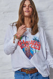 HAMMILL & CO WOMENS MIAMI LONG SLEEVE TEE - WHITE SALE - Stay Wild Collective  