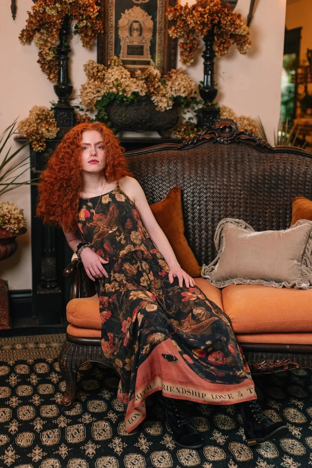 HEART OF GOLD BOHÉME SLIP DRESS market of stars - Stay Wild Collective  