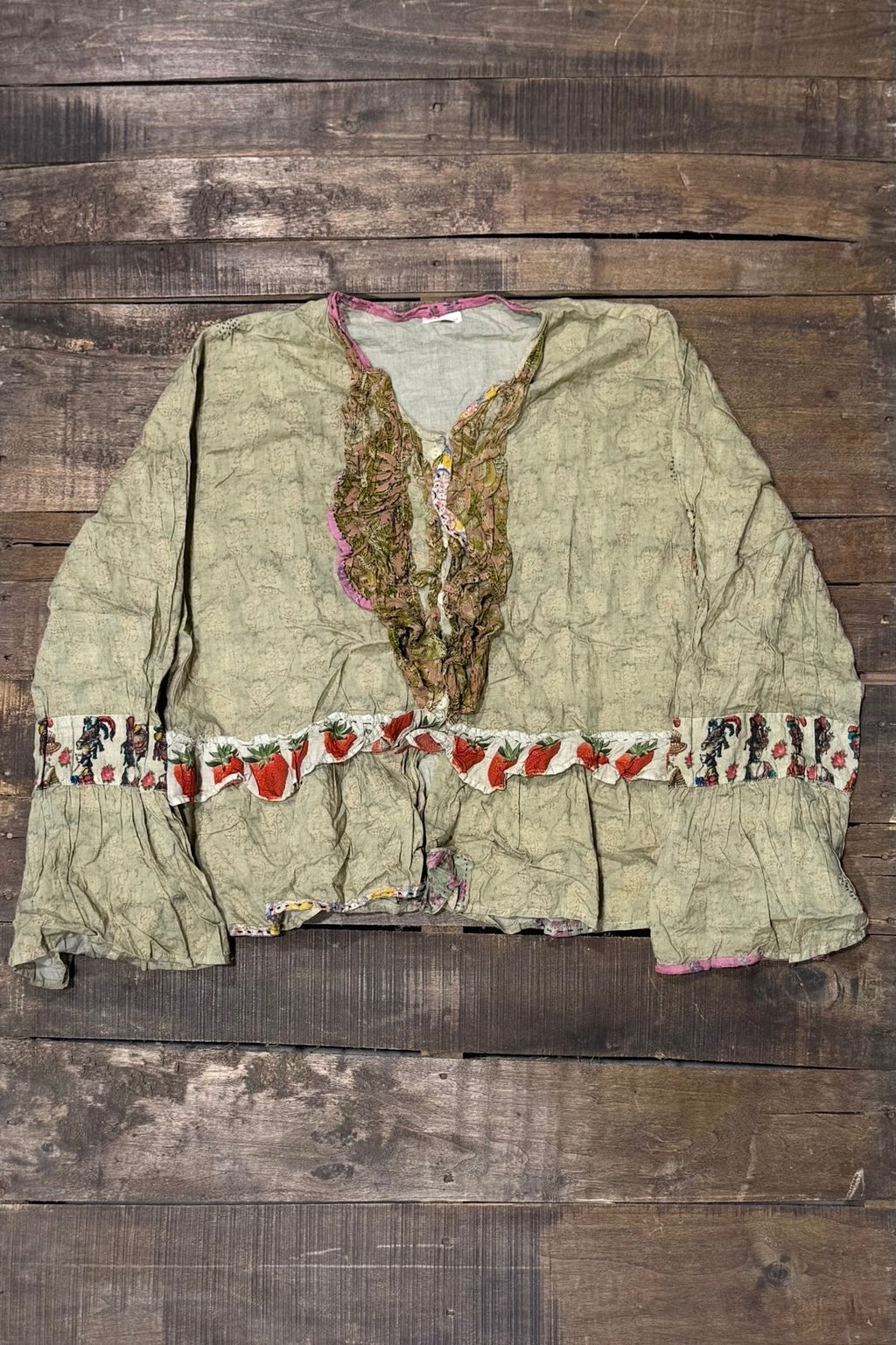 HOUSE OF JADED GYPSY Honey Bloom Top – Moss - Stay Wild Collective