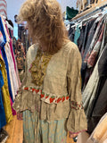 HOUSE OF JADED GYPSY Honey Bloom Top – Moss - Stay Wild Collective
