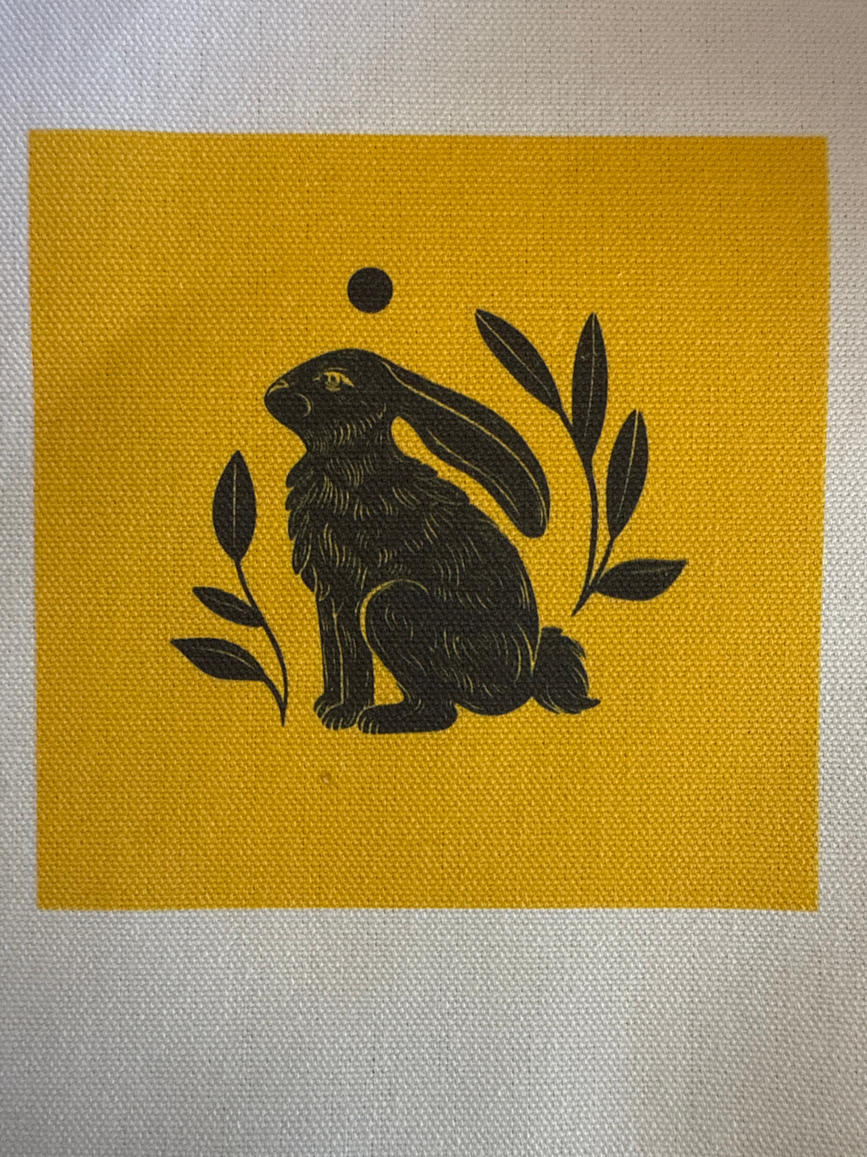 Haberdashery canvas patch small - animal designs - Stay Wild Collective
